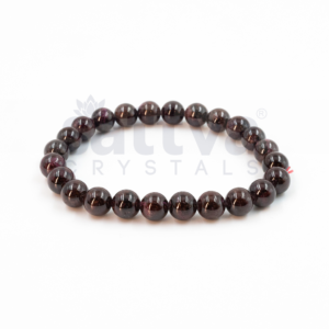 Almandine Garnet appx.-8mm PLAIN Bracelet