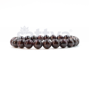 Almandine Garnet appx.-8mm PLAIN Bracelet
