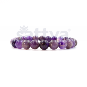 Amythest appx.-8mm PLAIN Bracelet