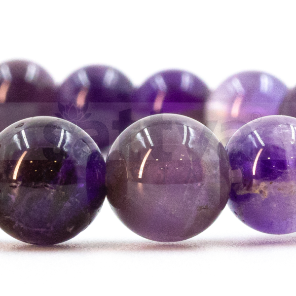 Amythest appx.-8mm PLAIN Bracelet - Image 3