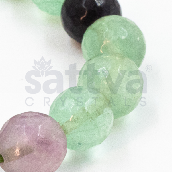 Fluorite appx.-10mm D-Cut Bracelet - Image 3