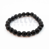 Black Tourmaline appx.-8mm PLAIN Bracelet