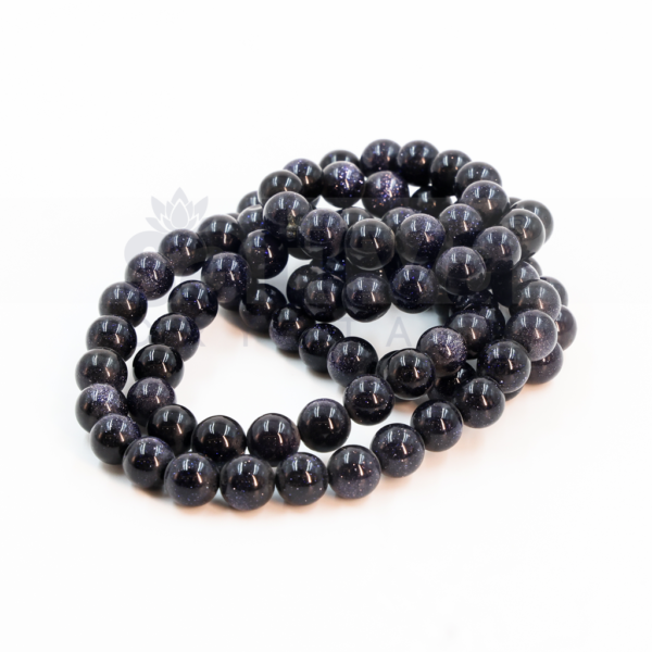 Blue Sand-Stone Plain appx.10mm MALA