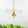 Brass Tear-Drop Dowser + Golden Metal Chain String - Image 2