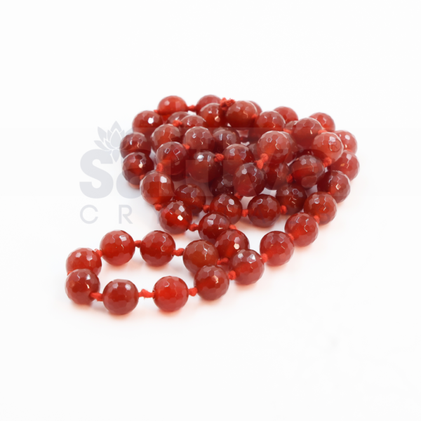 Carnelian Diamond-Cut appx.10mm MALA