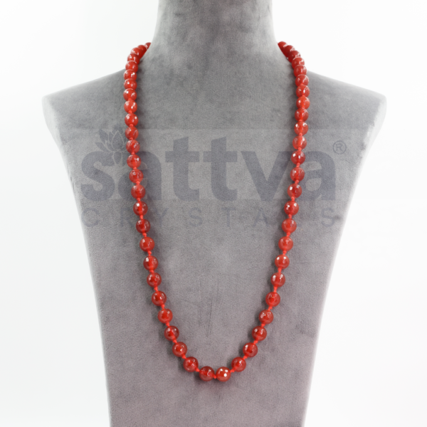 Carnelian Diamond-Cut appx.10mm MALA - Image 2