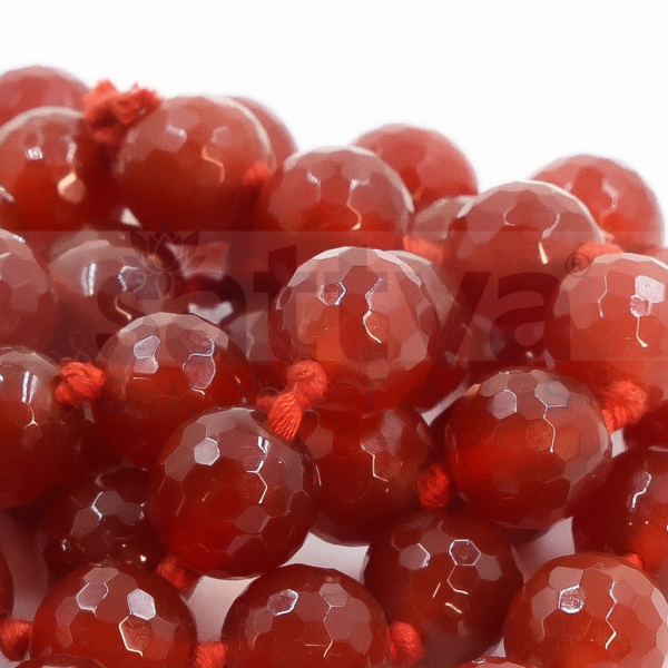 Carnelian Diamond-Cut appx.10mm MALA - Image 3