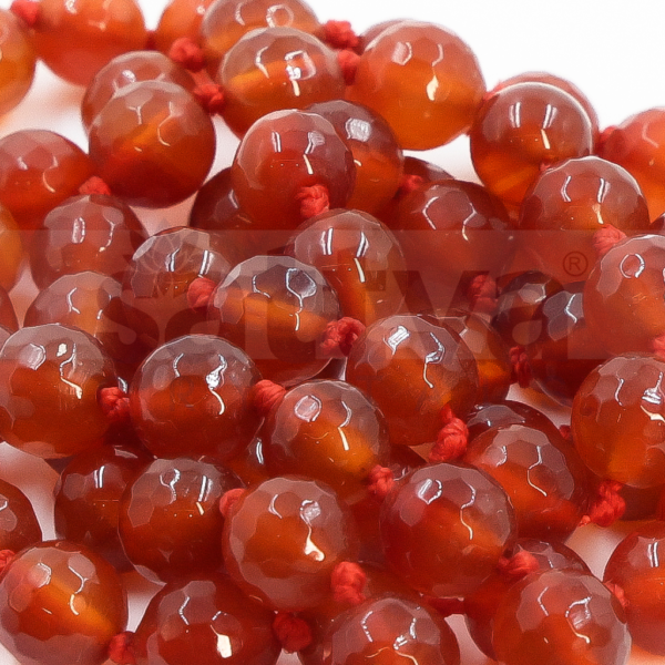 Carnelian Diamond-Cut appx.8mm MALA - Image 3