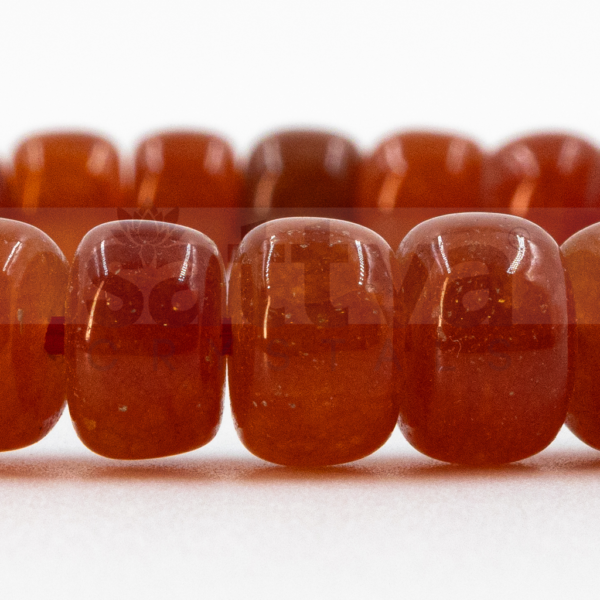 Carnelian Rondelle Bead Bracelet - Image 3
