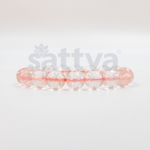 Clear Quartz appx.-10mm D-Cut Bracelet