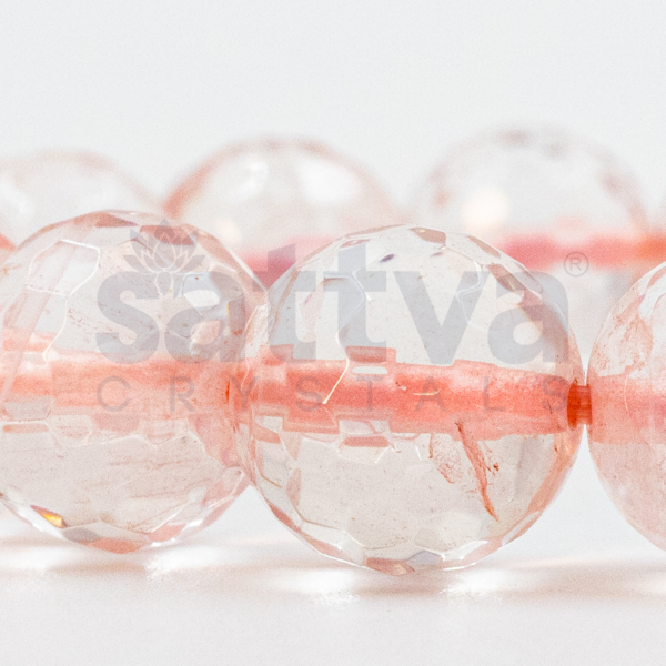 Clear Quartz appx.-10mm D-Cut Bracelet - Image 3