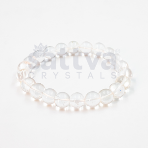 Clear Quartz appx.-8mm PLAIN Bracelet