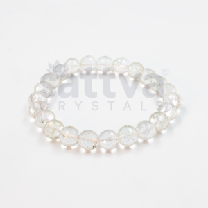 Clear Quartz appx.-8mm D-Cut Bracelet