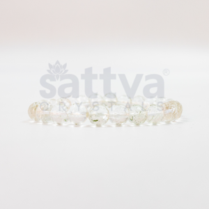 Clear Quartz appx.-8mm D-Cut Bracelet