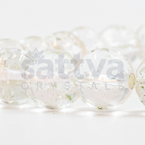 Clear Quartz appx.-8mm D-Cut Bracelet - Image 3