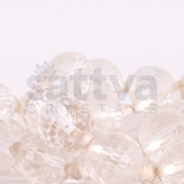 Clear-Quartz Diamond-Cut appx.10mm MALA - Image 3