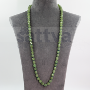 Green Aventurine Diamond-Cut appx.10mm MALA