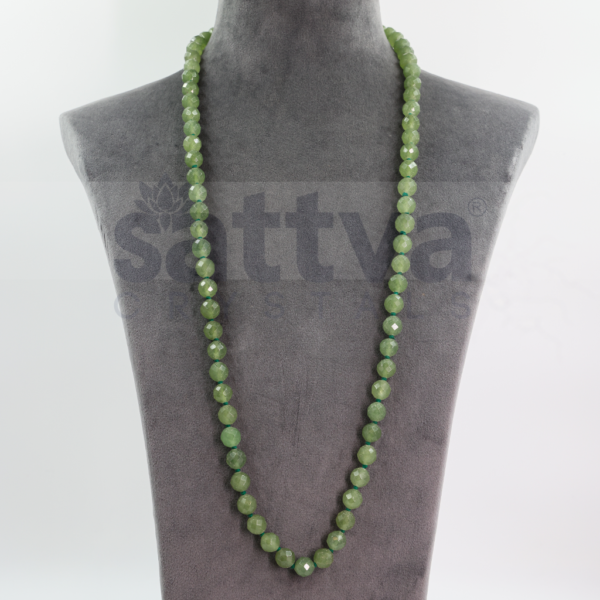 Green Aventurine Diamond-Cut appx.10mm MALA - Image 2