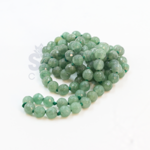 Green Aventurine Diamond-Cut appx.8mm MALA
