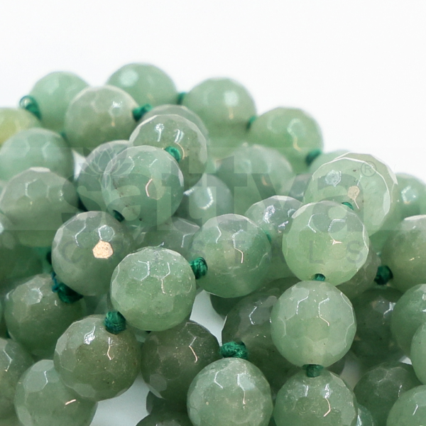 Green Aventurine Diamond-Cut appx.8mm MALA - Image 3