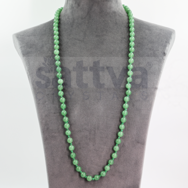 Green Aventurine Plain appx.8mm MALA - Image 2