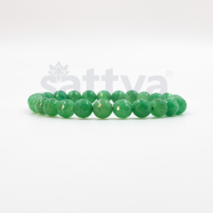 Green Aventurine(H) appx.-8mm D-Cut Bracelet