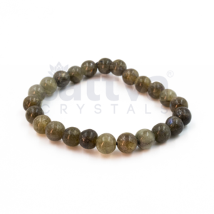 Green Labradorite appx.-8mm PLAIN Bracelet