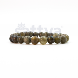 Green Labradorite appx.-8mm PLAIN Bracelet