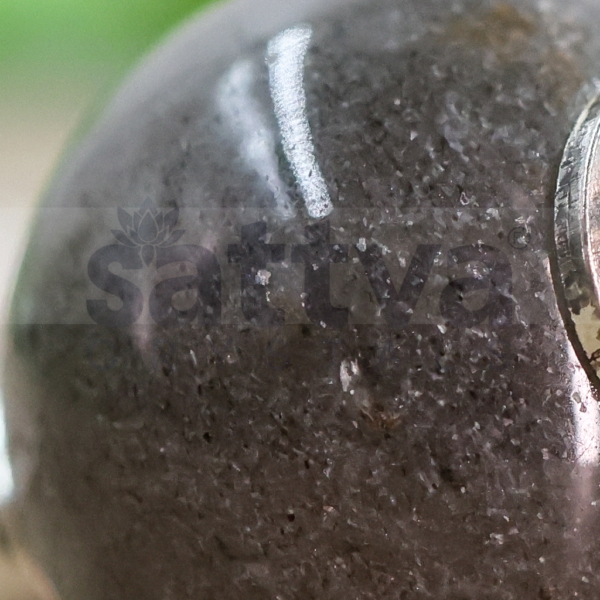 Grey-Agate Ball with Metal-Tip Dowser + White Metal Chain String - Image 3