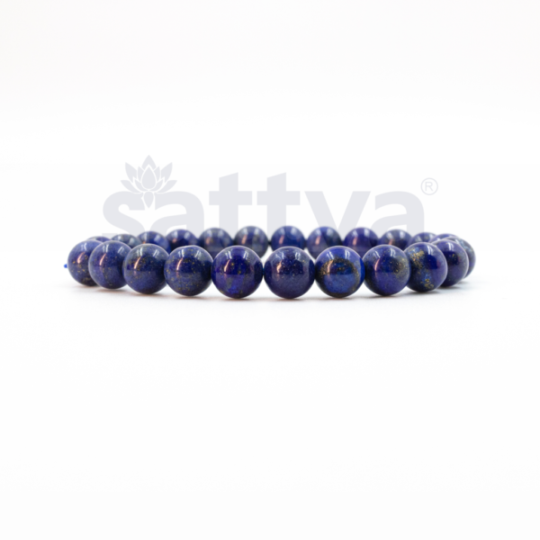 Lapiz Lazuli appx.-8mm PLAIN Bracelet - Image 2