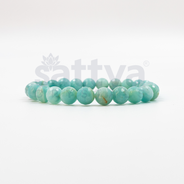 Larimar appx.-8mm D-Cut Bracelet - Image 2