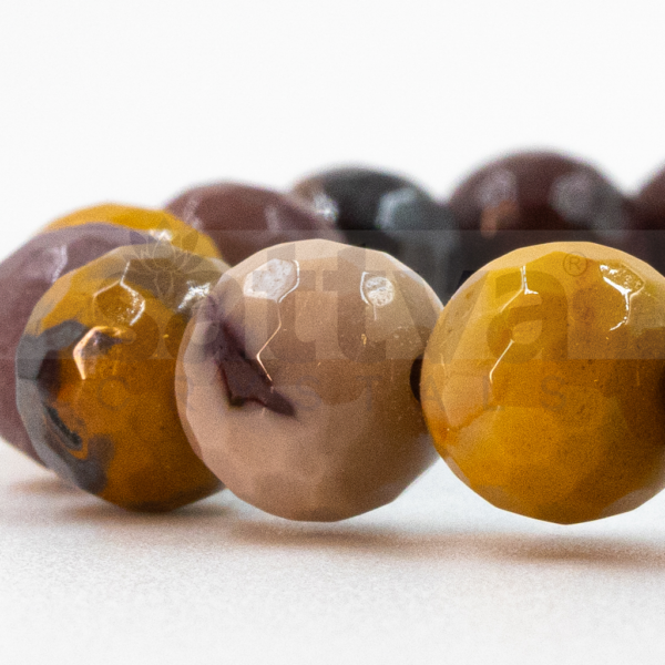 Mookaite Jasper appx.-8mm D-Cut Bracelet - Image 3