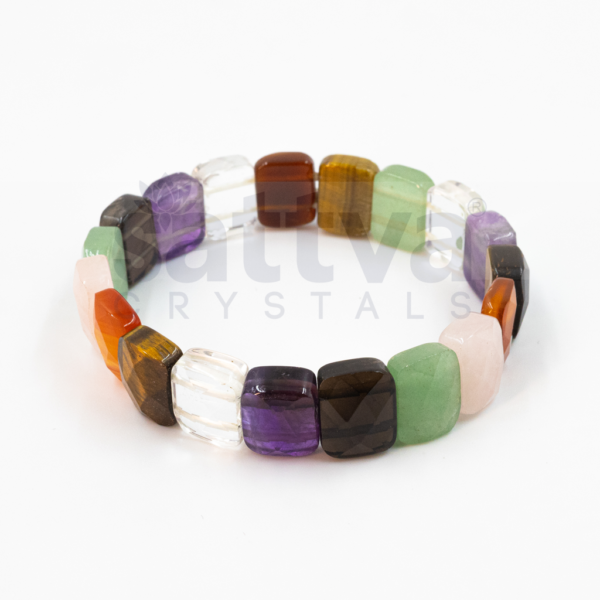 Multi Quartz Emerald-Cut Bracelet