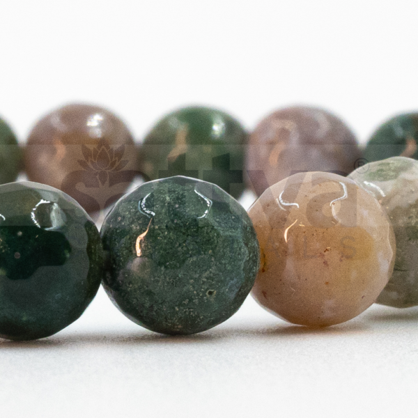 Ocean Jasper appx.-8mm D-Cut Bracelet - Image 3