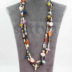 Quartz & Agate Mix Beads Fancy XL MALA