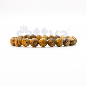 Picture Jasper appx.-8mm PLAIN Bracelet