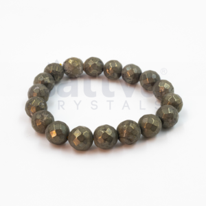 Pyrite appx.-10mm D-Cut Bracelet