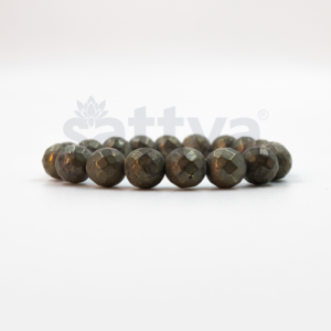 Pyrite appx.-10mm D-Cut Bracelet