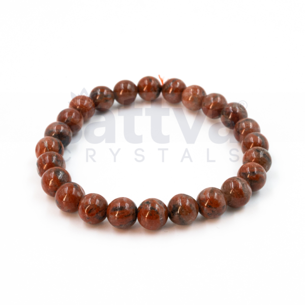 Red Jasper appx.-8mm PLAIN Bracelet
