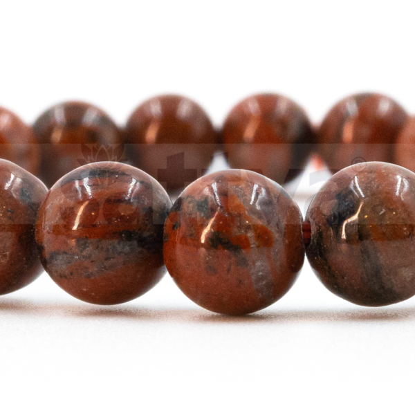 Red Jasper appx.-8mm PLAIN Bracelet - Image 3