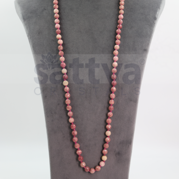 Rhodonite Diamond-Cut appx.8mm MALA - Image 2