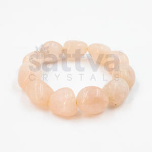 Rose-Quartz Tumble-Cut Bracelet