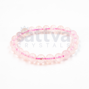 Rose Quartz appx.-8mm PLAIN Bracelet