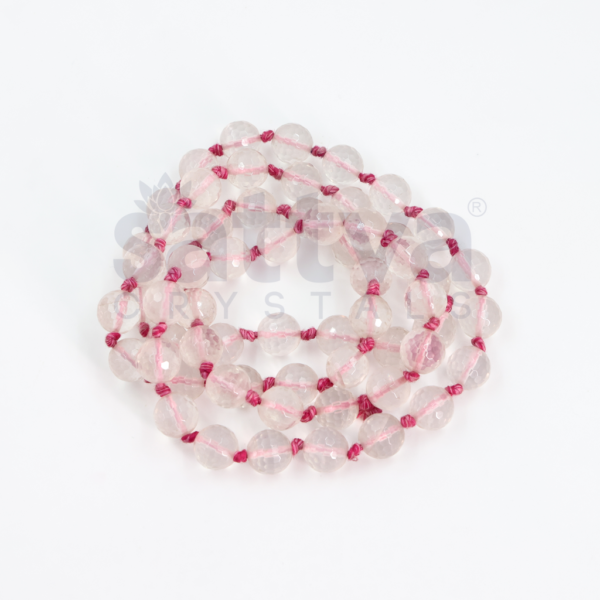 Light Rose-Quartz Diamond-Cut appx.10mm MALA