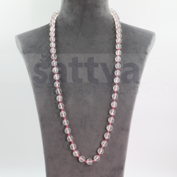 Light Rose-Quartz Diamond-Cut appx.10mm MALA - Image 2