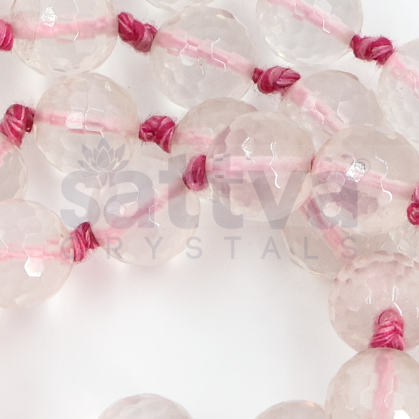 Light Rose-Quartz Diamond-Cut appx.10mm MALA - Image 3