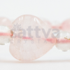 Rose Quartz Heart+Round Bead Bracelet - Image 3