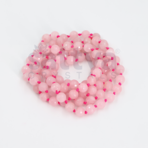 Rose-Quartz Diamond-Cut appx.8mm MALA