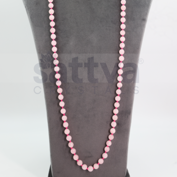 Rose-Quartz Diamond-Cut appx.8mm MALA - Image 2