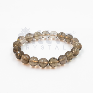 Smoky Quartz appx.-10mm D-Cut Bracelet